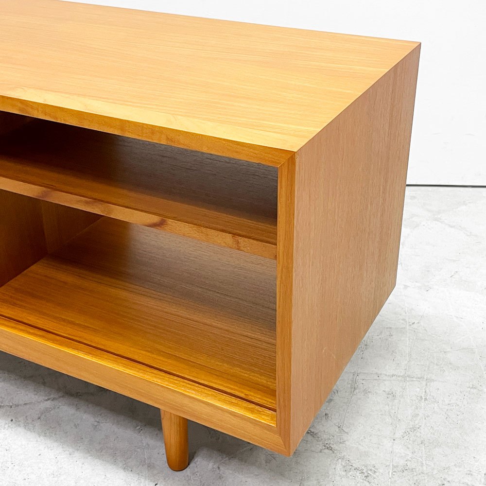 クロロス CHLOROS Cut Through 2step テレビボード AVボード チーク材 北欧スタイル 152cm 定価￥73,700- ●