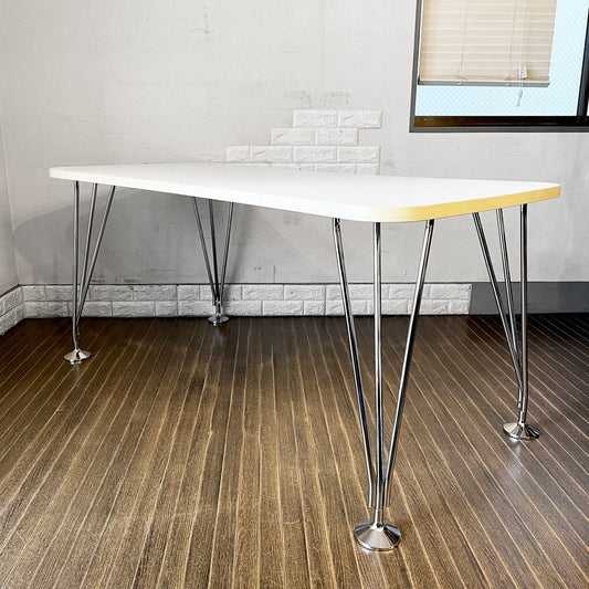 カルテル Kartell マックステーブル MAX TABLE ホワイト ミーティングテーブル W160cm 固定脚 フェルーチョ・ラヴィアーニ 定価￥197,500- ◎