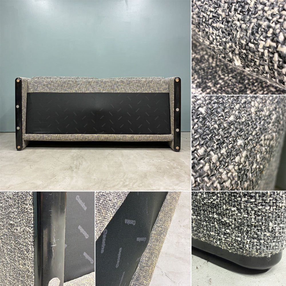 カッシーナイクスシー Cassina ixc. マラルンガ MARALUNGA 675-2PW 2人掛け ワイドソファ ヴィコ・マジストレッティ グレー系 ミックスファブリック MoMA ◎