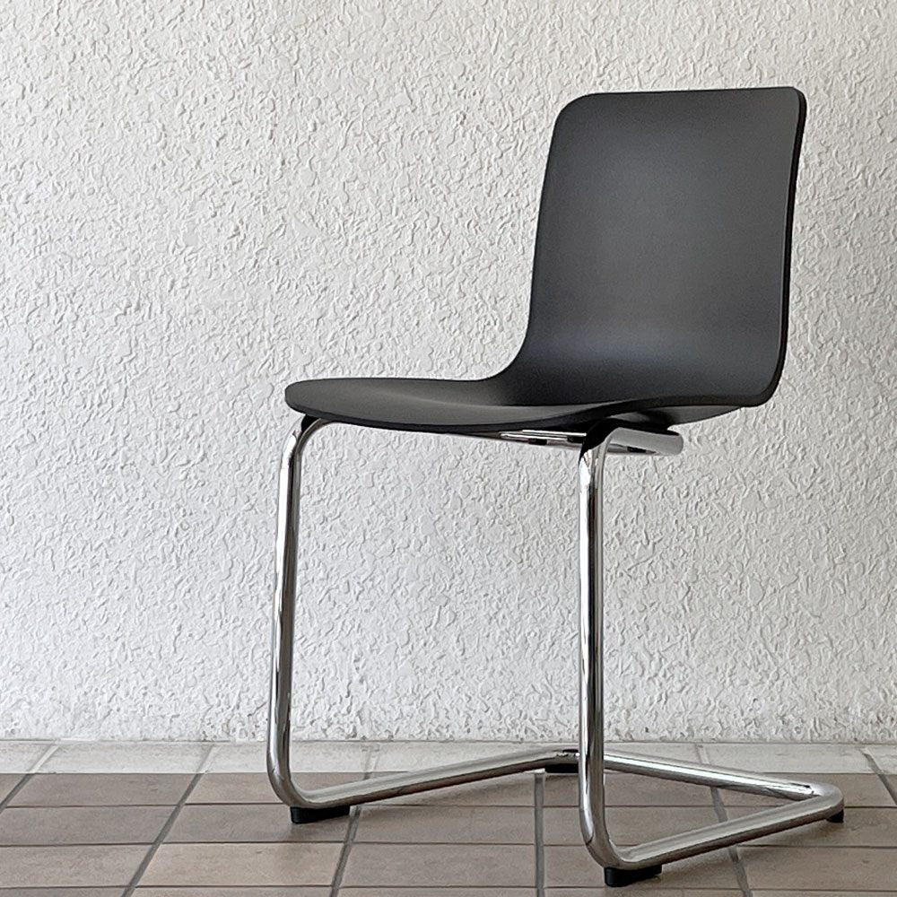 ヴィトラ Vitra ハル RE キャンチレバー HAL RE CANTILEVER ダイニングチェア ブラック ジャスパー モリソン 定価66,000円 B ◇