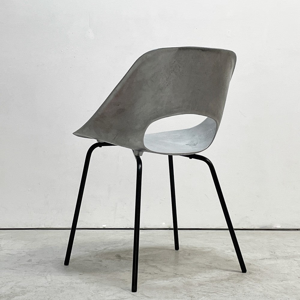 シュタイナー Steiner チューリップチェア Tulip Chair アルミキャスト製 ピエール・ガーリッシュ Pierre Guariche フランス ビンテージ 希少 ●