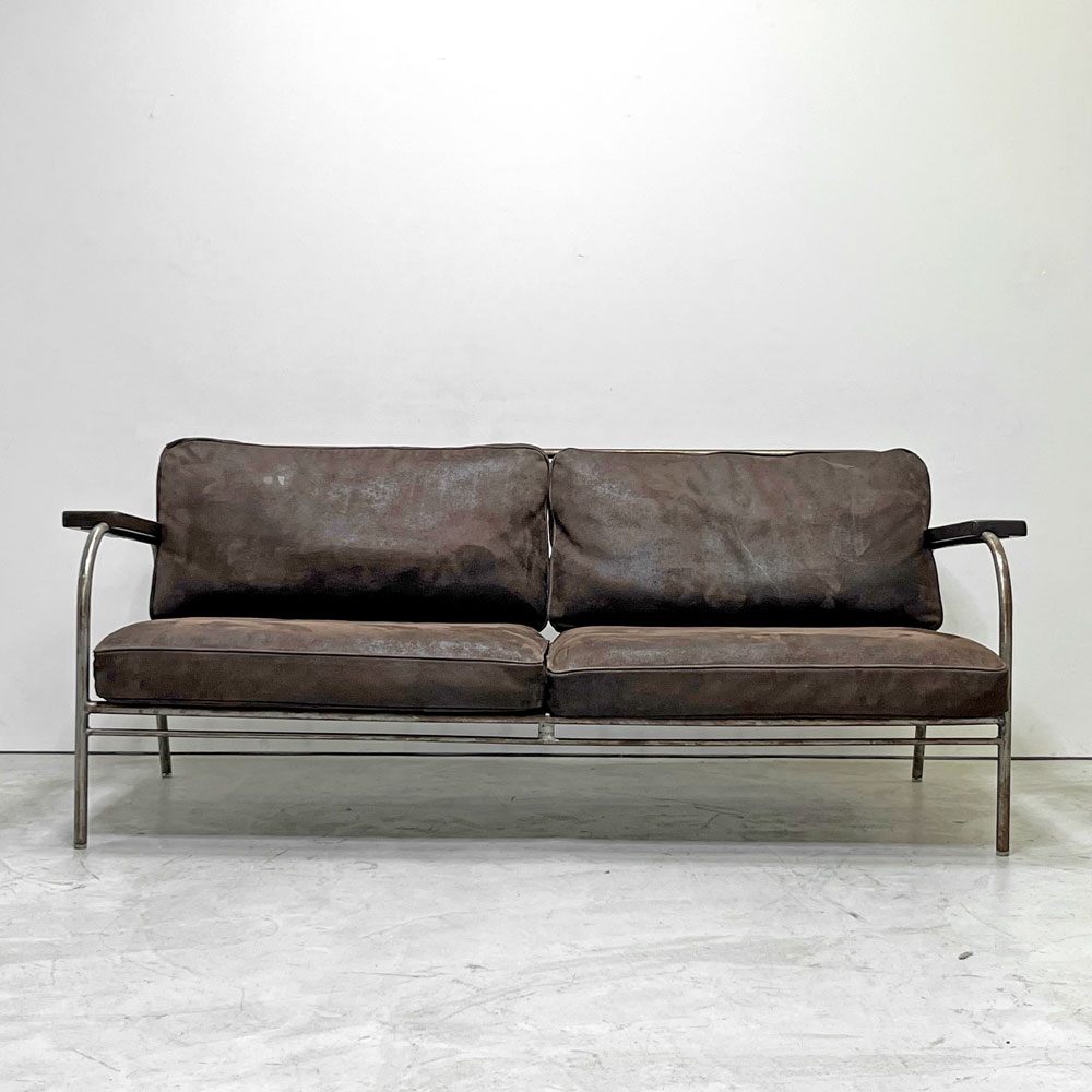 ジャーナルスタンダードファニチャー j.s.F ラバルセクショナルソファ LAVAL SECTIONAL SOFA 2Pソファ レザー ソファ スチール 工業系 ●