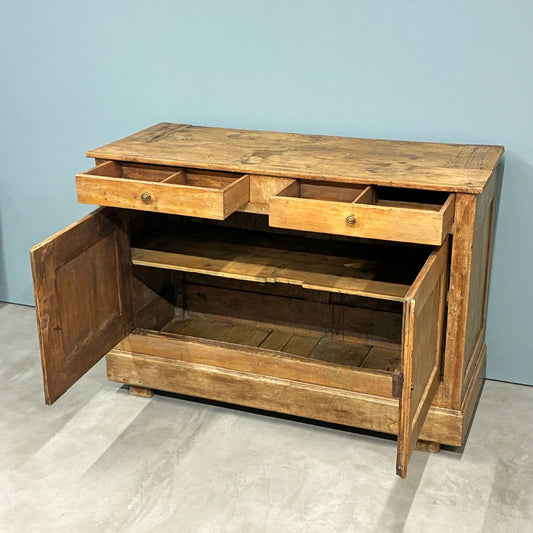 フランスビンテージ french vintage パイン無垢材 キャビネット サイドボード 鍵付き 古材 アンティーク プリミティブ フレンチカントリー ◎