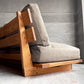 モモナチュラル MOMO Natural クラウドローソファ CLOUD LOW SOFA 2Pソファ 2人掛け オーク材 帆布 ベージュ 参考定価￥154,000- ♪