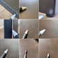 かなでもの KANADEMONO ザ・テーブル THE TABLE デスク ラバーウッド無垢材 W160 x D52 cm スチール スクエアレッグ ブラックブラウン×ブラック 配線孔付 ◇
