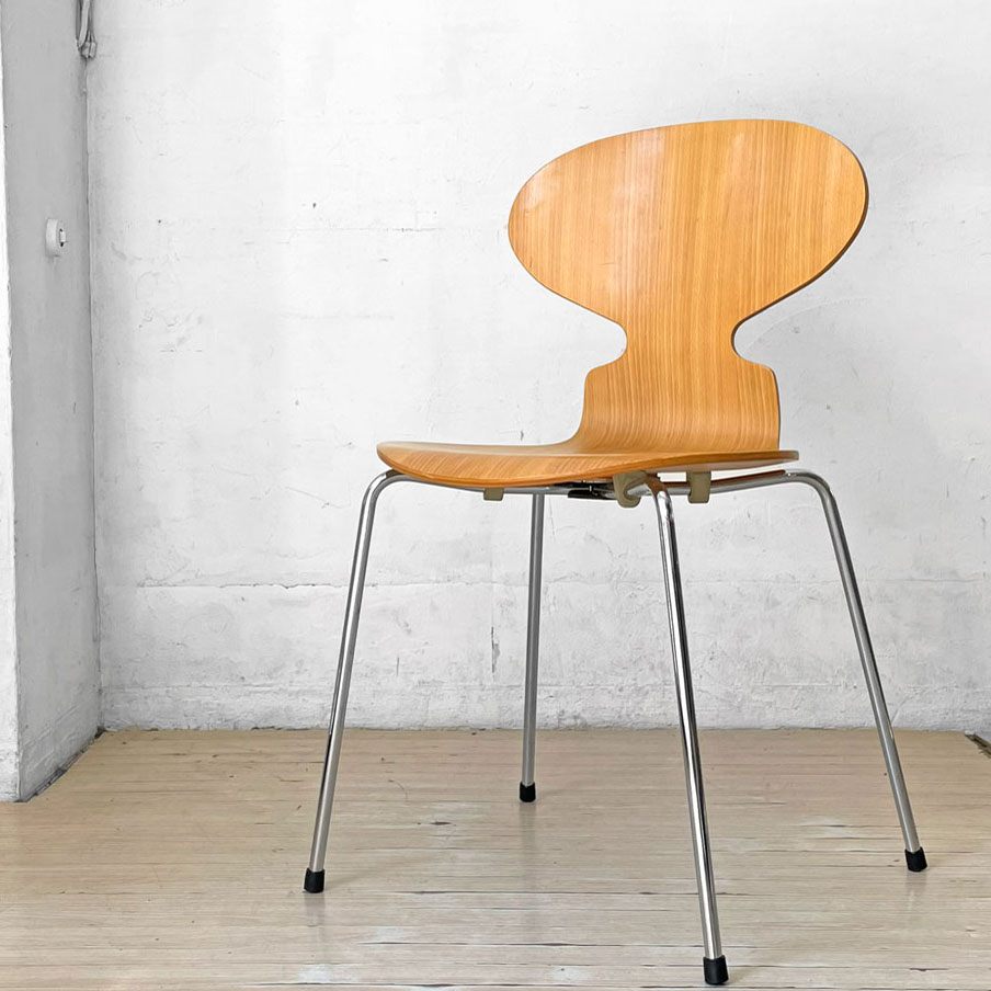 フリッツハンセン Fritz Hansen 3101 アリンコチェア アントチェア 4本脚 ナチュラルビーチ ラッカー仕上げ アルネ・ヤコブセン D ★