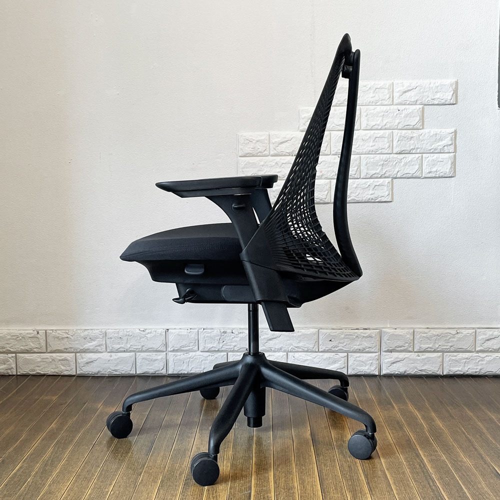 ハーマンミラー HermanMiller セイルチェア SAYL Chair サスペンションミドルバック アジャスタブルアーム 2023年製 イヴ・ベアール ◎