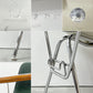 ハーマンミラー Herman Miller サイドシェルチェア セカンド 2nd ビンテージ アプホルスター スクールベース スタッキングベース 肘掛けテーブル付 イームズ ミッドセンチュリー A ●