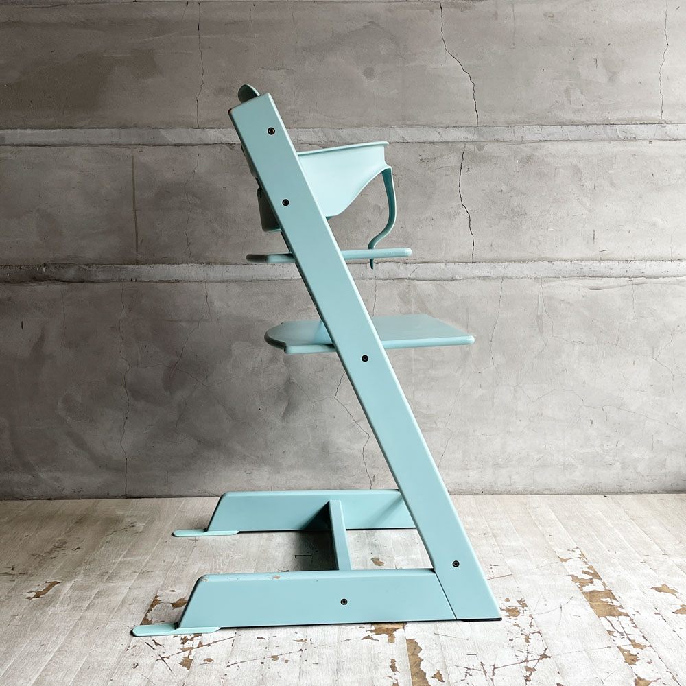 ストッケ STOKKE トリップトラップ TRIPP TRAPP ベビーチェア キッズチェア S/N4～ ガード・グライダー付き ノルウェー 北欧家具 ♪