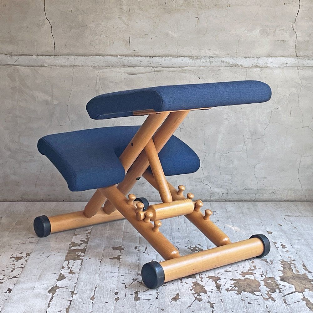 ストッケ STOKKE ヴァリエール VARIER マルチバランス MULTI バランスチェア ビーチ材 ファブリック ネイビー 北欧 ノルウェー ♪
