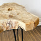 アントリー ANTRY ラスティック ウッド Rustic Wood スターテーブル S サイドテーブル 変形天板 天然木 チーク無垢材 アイアン インダストリアル ◎