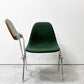 ハーマンミラー Herman Miller サイドシェルチェア セカンド 2nd ビンテージ アプホルスター スクールベース スタッキングベース 肘掛けテーブル付 イームズ ミッドセンチュリー E ●