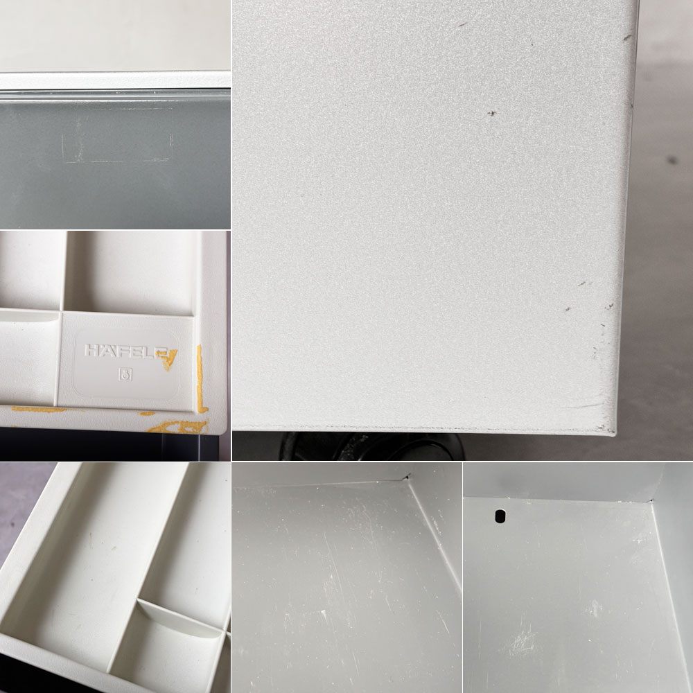 カッシーナ Cassina ixc. AFドロワー AF DRAWER デスクキャビネット ワゴン 鍵付属 キャスターロック機能付き モダン イタリア B ★