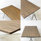 ヘイ HAY ピラミッド テーブル PYRAMID TABLE スモークドオーク コンパスレッグ スチール ベージュ W140cm デンマーク 北欧 美品●