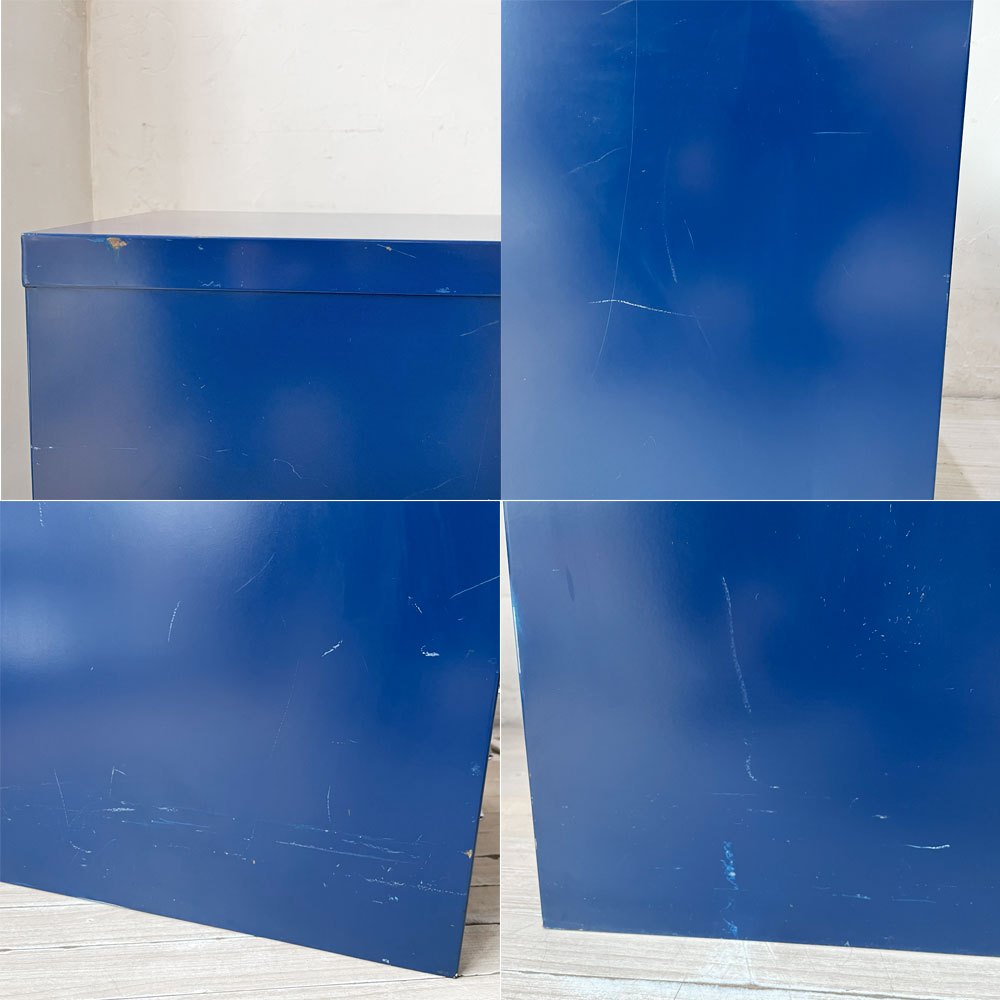 ビスレー BISLEY ベーシック BASICシリーズ A3キャビネット BA3/10 10段 デスクキャビネット ブルー オフィス家具 英国 ★