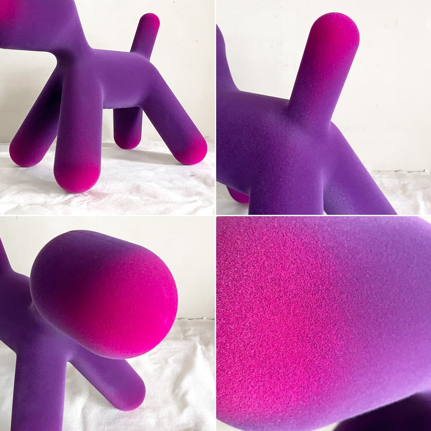 マジス MAGIS パピー PUPPY トイドッグ S ベルベット グラデーション バイオレット・フューシャ 起毛 エーロアールニオ 未使用品 ■
