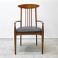 ブロイヒル Broyhill スカルプトラ Sculptra ダイニングチェア アームチェア ウォールナット USビンテージ vintage ミッドセンチュリー ●