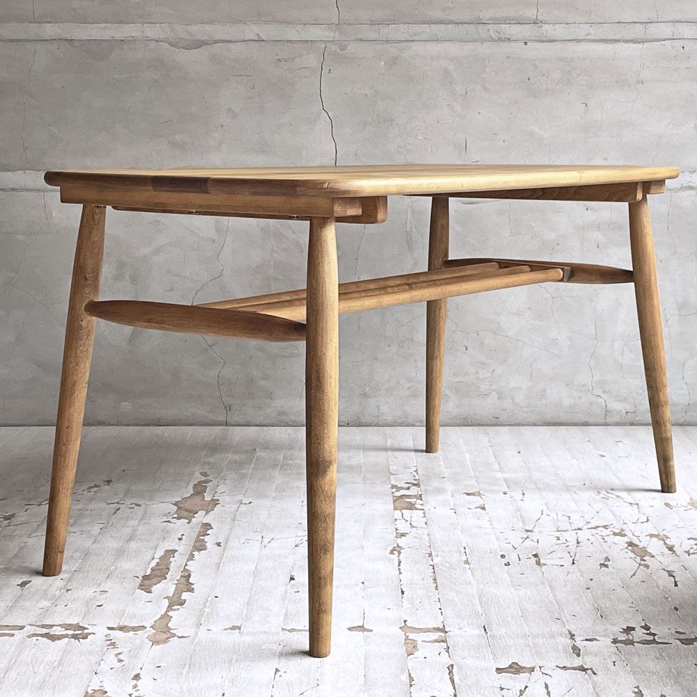 ノラ nora. ロジー logie センターテーブル center table ミドルタイプ H55cm マガジンラック付き バーチ材 オイル塗装 コーヒーテーブル ♪