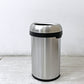 シンプルヒューマン simplehuman セミラウンドオープンカン 60L ゴミ箱 ダストボックス 半円型 ステンレス シンプルモダン 元箱付き ●