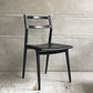 天童木工 TENDO インパラチェア Impala Chair ダイニングチェア ブラック レザー 本革 佐々木敏光 ジャパニーズミッドセンチュリーモダン D  ♪