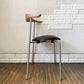 カールハンセン＆サン Carl Hansen & Son CH88P ダイニングチェア オーク材 本革 ブラックレザー ステンレスレッグ ハンス・J・ウェグナー 北欧家具  ◎