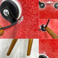 ハーマンミラー Herman Miller イームズ ビンテージ サイドシェルチェア 2nd 希少 クリムゾンレッド ドゥエルレッグベース リプロダクト脚 ミッドセンチュリー ●