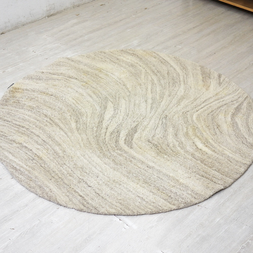ボーコンセプト BoConcept ファロー Furrow ラグ Φ150cm ラウンド ウール100% モダンデザイン ●