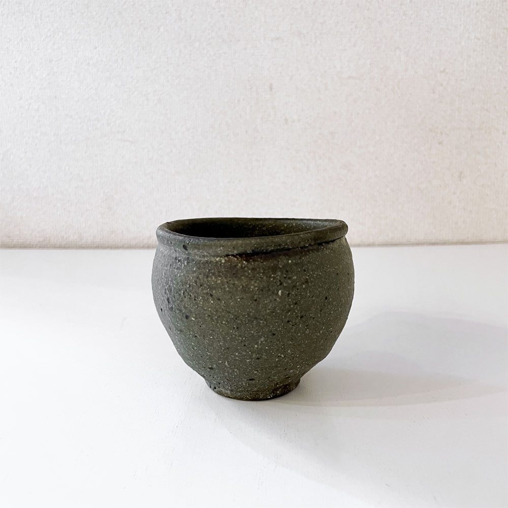 小野哲平 Teppei Ono 薪窯 櫛目片口 中 H7.5cm 現代作家 定価￥12,100- ◎