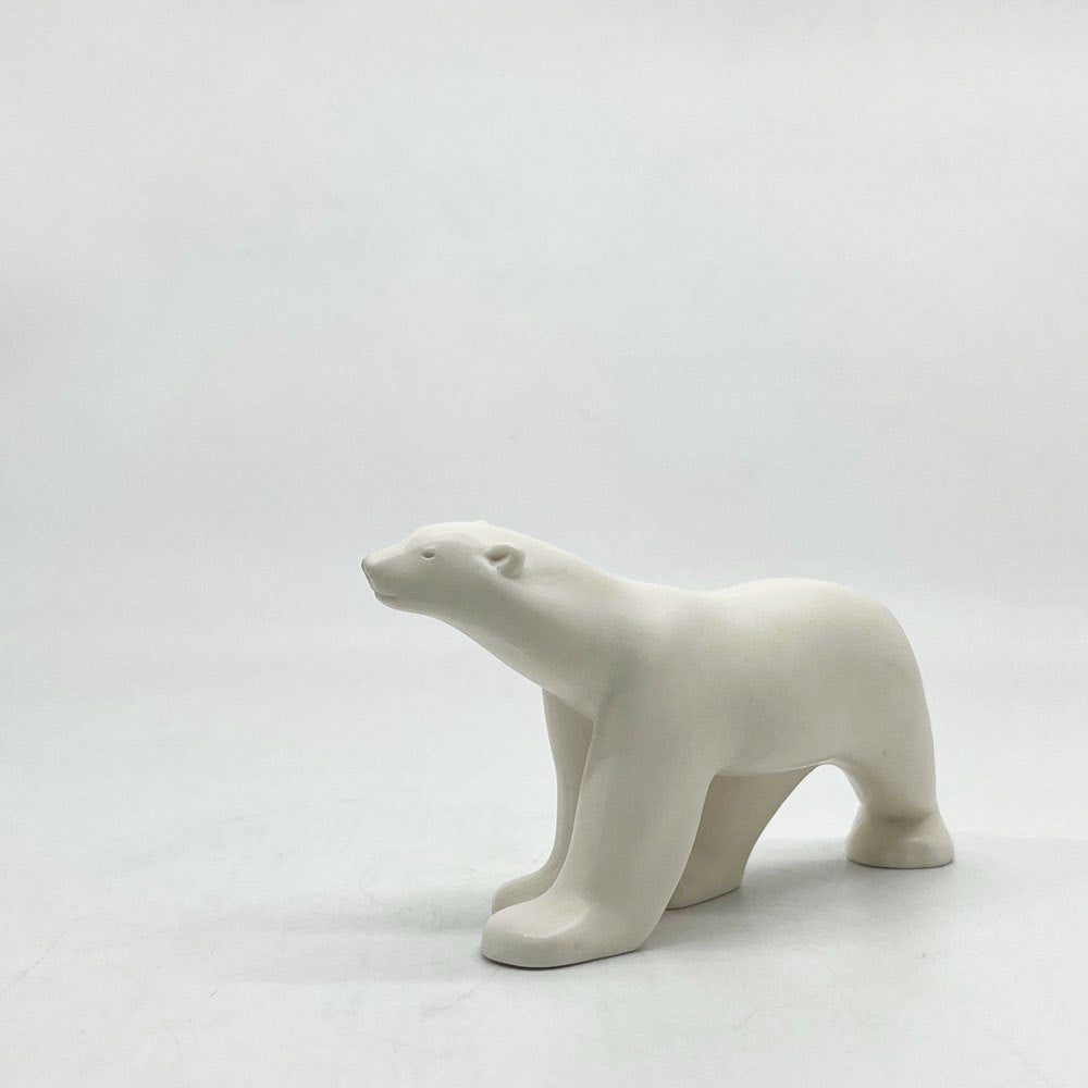 フランソワポンポン François Pompon フィギュア シロクマ Ours blanc オブジェ フランス PAPO社製 PVC製 ●