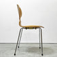 フリッツハンセン Fritz Hansen アントチェア 4本脚 ナチュラルビーチ ラッカー アルネ・ヤコブセン 北欧家具 J ●