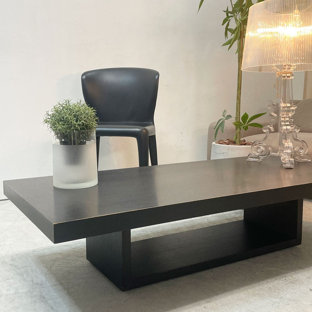 カッシーナ Cassina 180 ブロックス BLOX センターテーブル W130cm MARKUS JEHS & JURGEN LAUB オーク材 モダン 参考定価￥260,400- 廃番 ●