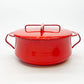 ダンスク DANSK コベンスタイル koben style ホーロー 両手鍋 Φ23cm レッド 琺瑯 イェンス・クイストゴー Jens Quistgaard  ビンテージ デンマーク製 ★
