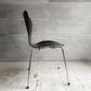 フリッツハンセン Fritz Hansen 3107 セブンチェア カラードアッシュ ブラック 80's ビンテージ vintage アルネ・ヤコブセン デンマーク  A ♪