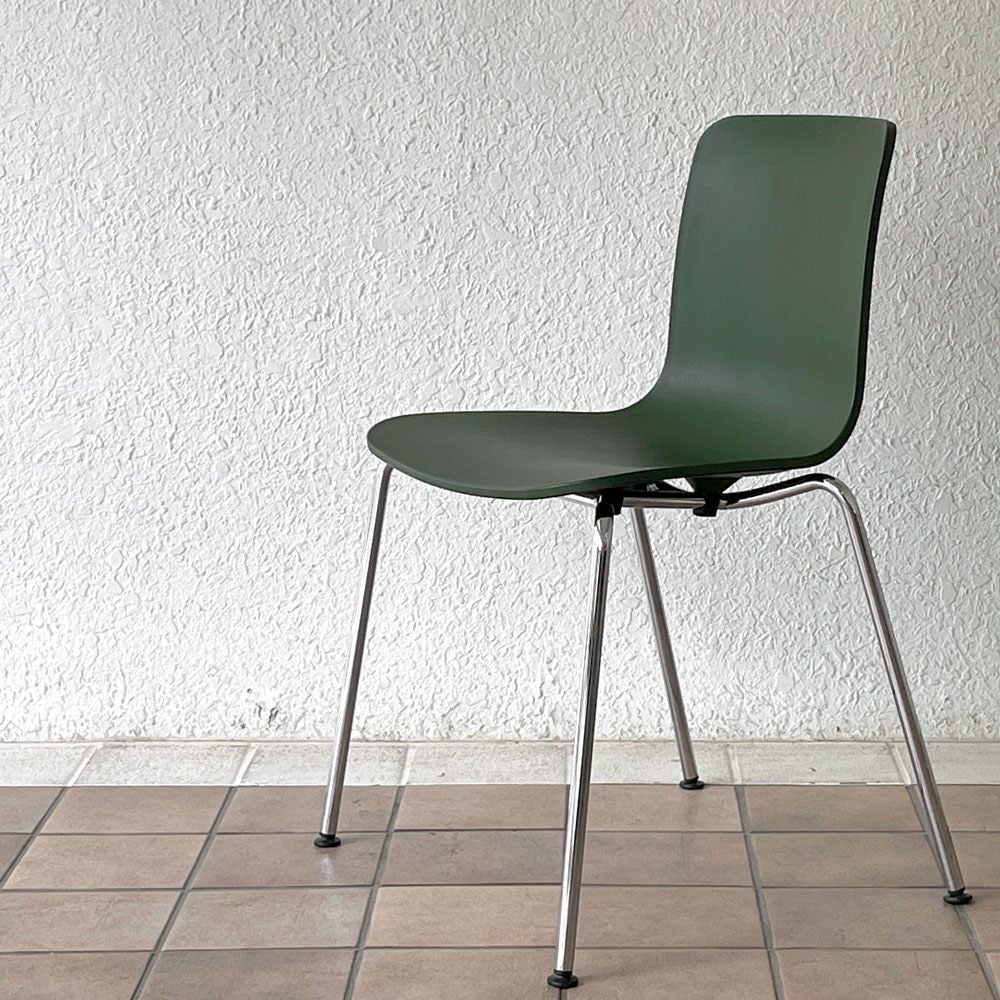 ヴィトラ vitra ハルチューブ HAL Tube サイドチェア ダイニングチェア スタッカブル グリーン ジャスパー・モリソン B ◇