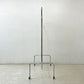 インダストリアルデザイン Industrial design スチール製 ハンガーラック W130cm U字脚 キャスター付き 店舗什器 工業系 ●