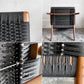 カールハンセン＆サン Carl Hansen & Son CH25 イージーチェア ラウンジチェア ウォールナット材 ブラックペーパーコード ハンス・J・ウェグナー デンマーク 北欧家具 ■
