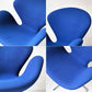 フリッツハンセン Fritz Hansen スワンチェア SWAN ラウンジチェア イージーチェア ブルー ファブリック アルネ・ヤコブセン ミッドセンチュリー 北欧家具 ★
