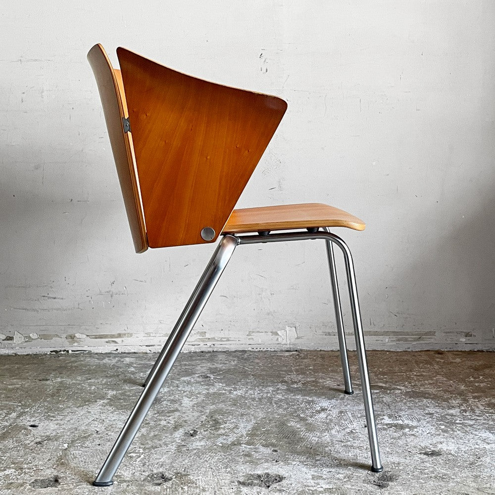 フリッツハンセン Fritz Hansen VM3 ヴィコチェア VICO Chair ヴィコ・マジストレッティ スタッキング プライウッド 北欧家具 廃番 ■