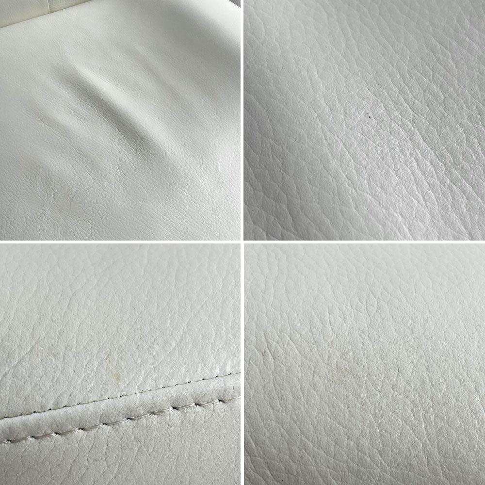 シギヤマ家具 シティ City C-41 LDチェア ダイニングチェア オーク材 PVCレザー ホワイトカラー 岩倉榮利 参考定価￥44,600- 廃番 ♪