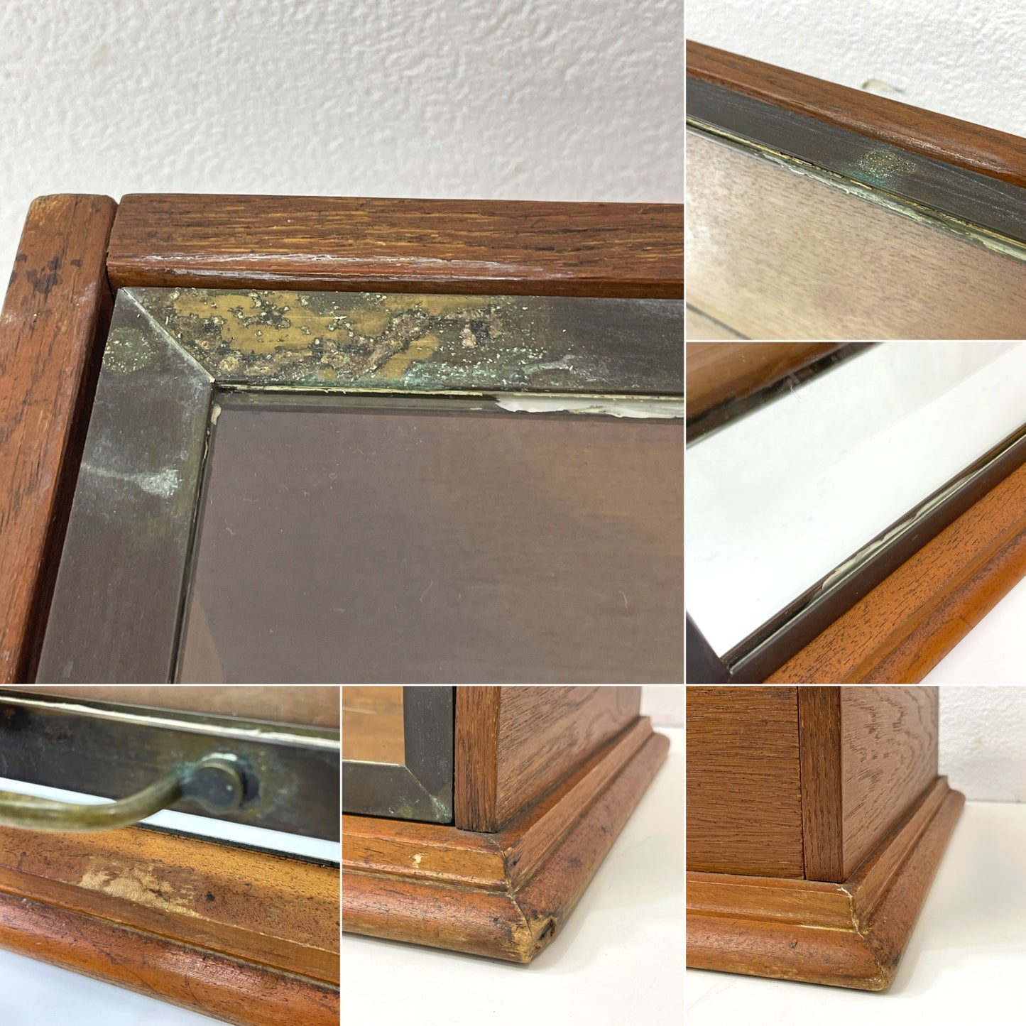 フランスアンティーク ガラスショーケース ディスプレイケース 卓上タイプ French Antique ●