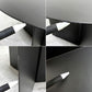 ヘイ HAY スリットテーブル SLIT TABLE XL サイドテーブル ローテーブル ラウンド Φ45cm スチール ブラック 北欧 デンマーク モダン A ●