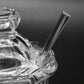 バカラ Baccarat ミズーリ Missouri マスタードポット ジャム シュガー ジャー スプーン付き クリスタルガラス フランス 定価約4万円 ●