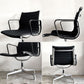 ハーマンミラー Herman Miller イームズアルミナムグループ マネジメントチェア デスクチェア アルミバフベース ファブリック 固定脚 4本脚 C&Rイームズ  ■