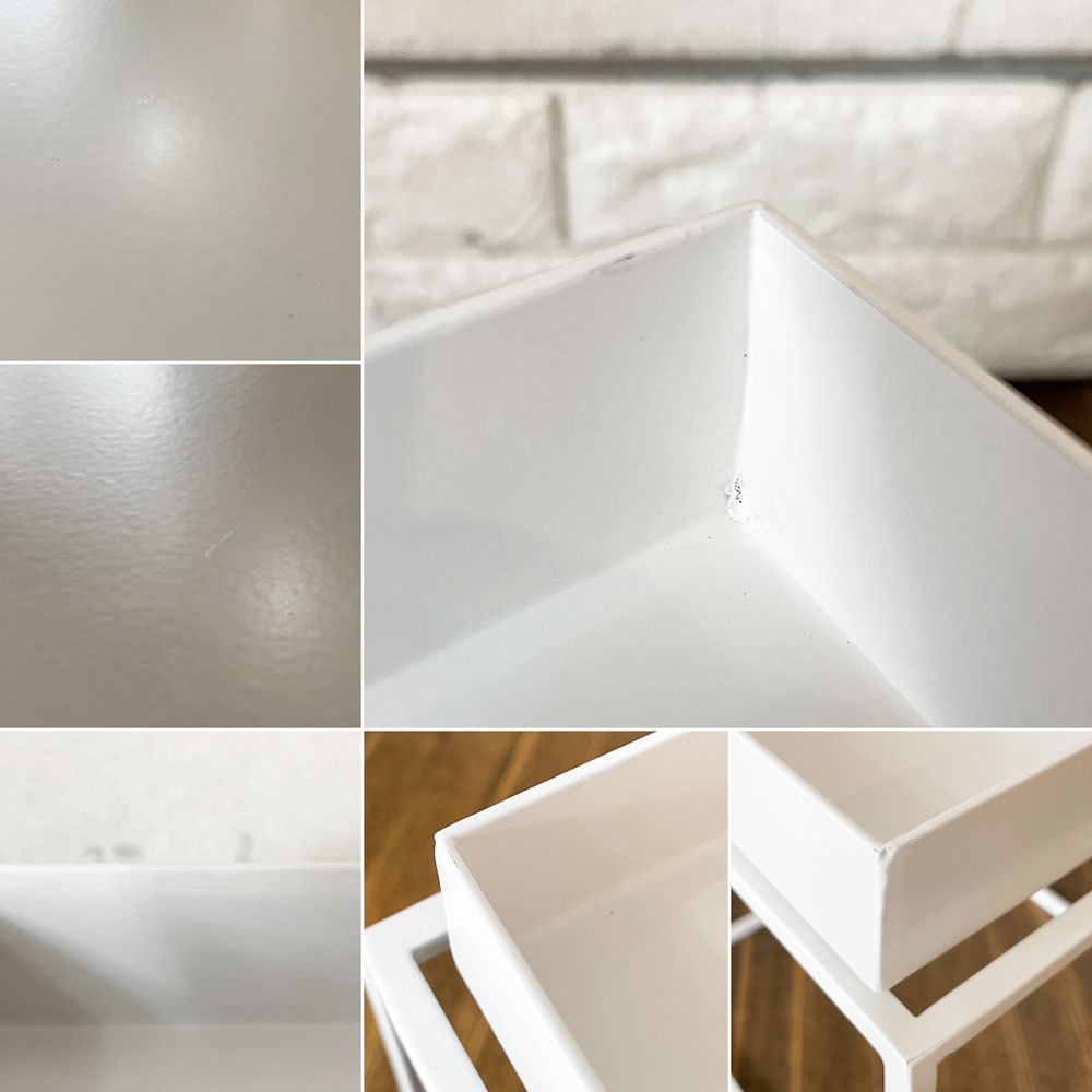ヘイ HAY トレイテーブル Tray Table S サイドテーブル ホワイト スクエア W30cm デンマーク 北欧家具 定価￥38,500- ◎