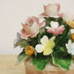 カポディモンテ CAPODIMONTE 陶花 フラワー オブジェ H11.3cm イタリア B ◎