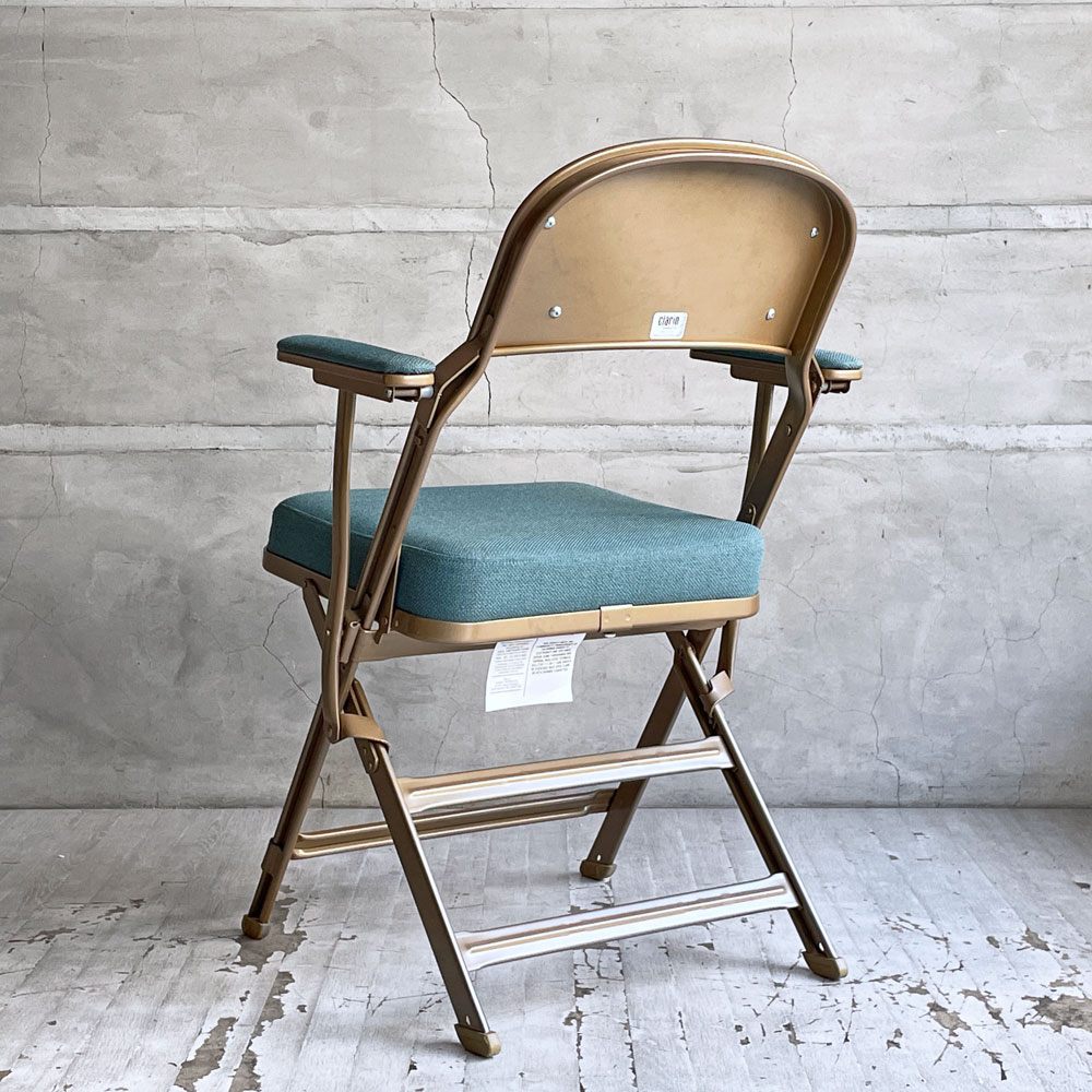 クラリン CLARIN フォールディングアームチェア FOLDING CHAIR WITH ARM フルクッション 折畳み US 米国 P.F.S.取扱 ♪