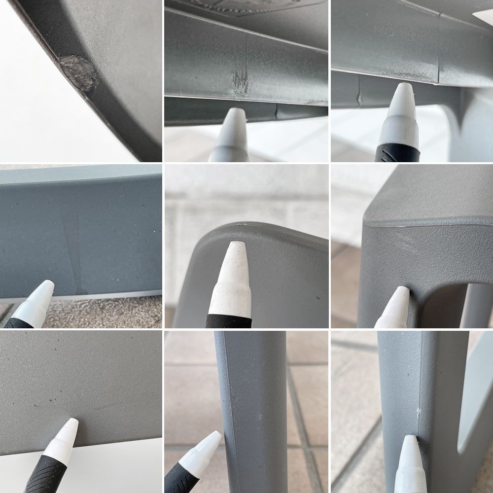 ヴィトラ Vitra ティプトン Tip Ton ワークチェア ダイニングチェア デスクチェア バサルト スタッキング チルト機能 定価￥50,600- ◇