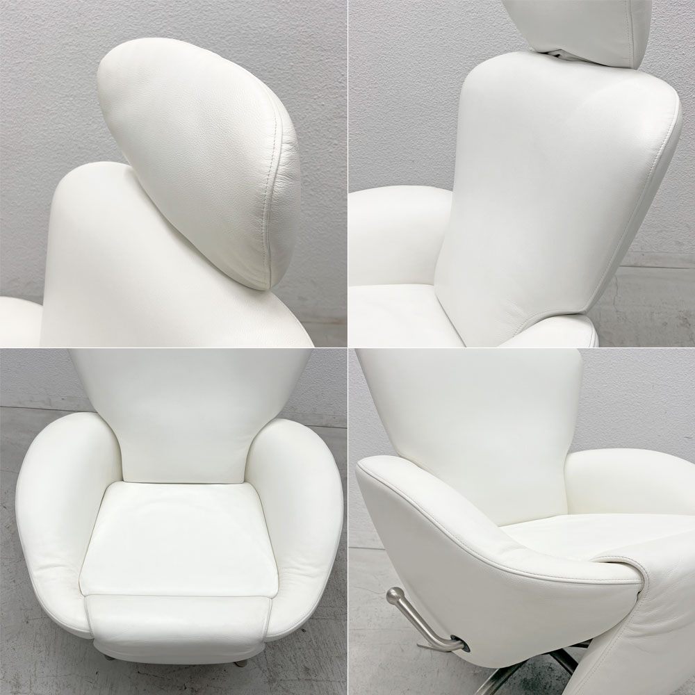 カッシーナ Cassina ドド K10 DODO シェーズロング リクライニングチェア 本革 喜多俊之 参考定価￥1,111,000～ 〓