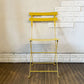 フェルモブ Fermob ビストロ BISTRO メタルチェア METAL CHAIR ガーデンチェア イエロー系 折りたたみ フランス 定価￥22,000- ◎