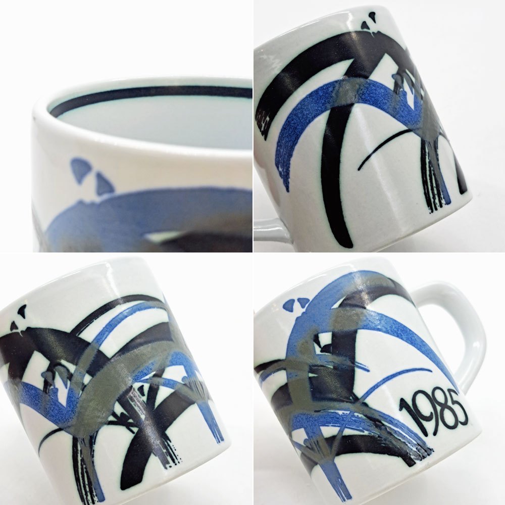 ロイヤルコペンハーゲン ROYAL COPENHAGEN イヤーマグ year mug アニュアルマグ Sサイズ 1985年 北欧ビンテージ デンマーク ●